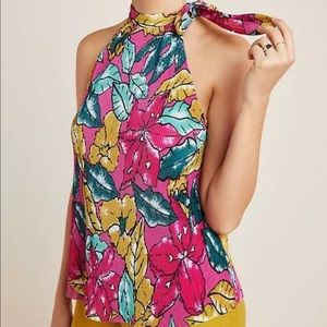Maeve Print Halter top NWT.